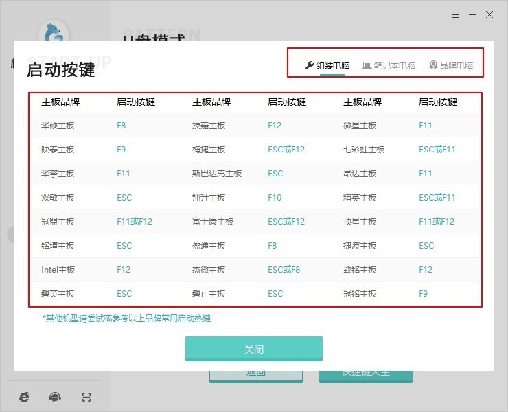 4-u盤啟動(dòng)按鍵